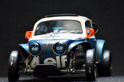 Tamiya Sand Scorcher 1/10 Custom Painted Body – Finished with Driver Figure (Tyrrell p34 tribute)