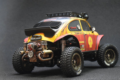 Custom-Built Tamiya CC-02 4WD Chassis with Sand Scorcher Body
