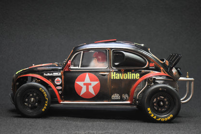 Tamiya Sand Scorcher 1/10 Custom Painted Body – Finished with Driver Figure (BUGXACO)