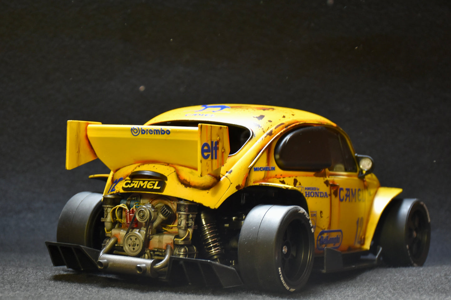 Tamiya Custom-Built STREET Blitzer Beetle (CAMEL LIVERY #2) – 1/10 RC (Tamiya BT-01 Chassis)