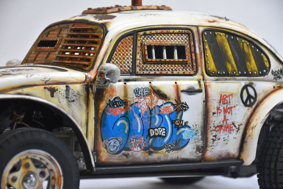 Tamiya Sand Scorcher 1/10 Custom Painted Body – Finished with Driver Figure (2SEXY4U)