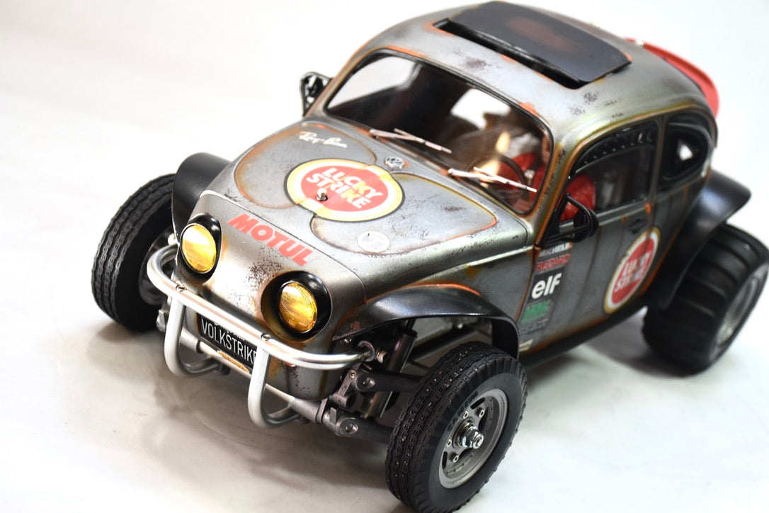 Tamiya Sand Scorcher 1/10 Custom Painted Body – Finished with Driver Figure (VOLKSTRIKE) - BOLIM RC CUSTOMS