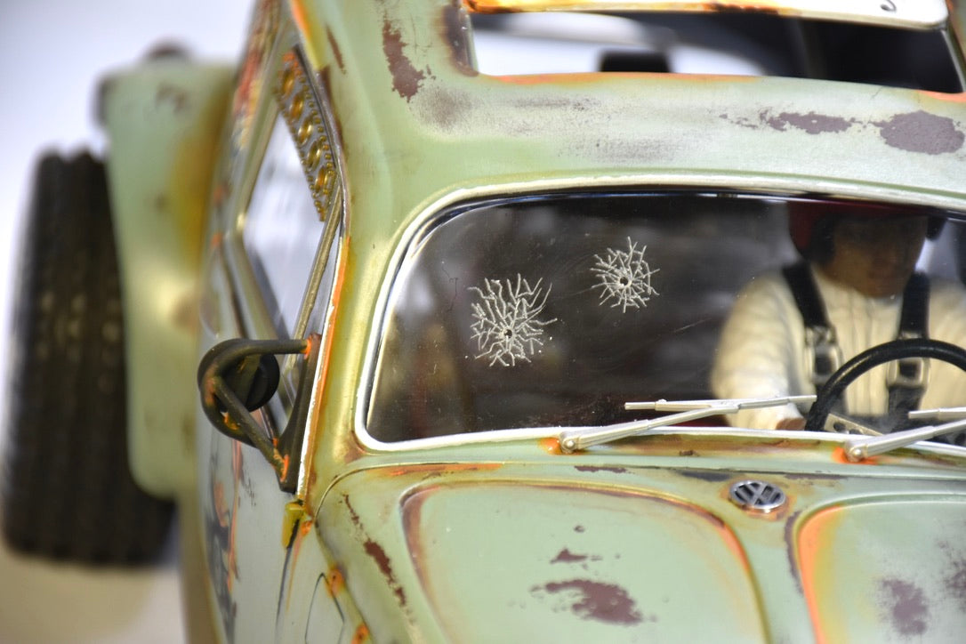 Tamiya Sand Scorcher 1/10 Custom Painted Body – Finished with Driver Figure (RAT BUG) - BOLIM RC CUSTOMS