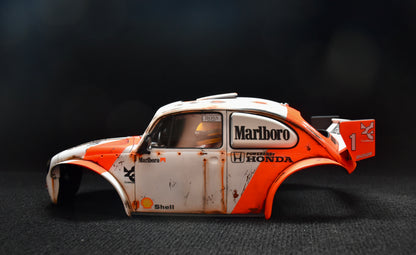 Tamiya Sand Scorcher 1/10 Custom Painted Body – Finished with Driver Figure (BUGLAREN)