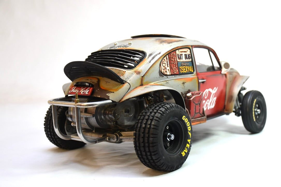 Tamiya Sand Scorcher 1/10 Custom Painted Body – Finished with Driver Figure (JUNKOLA)