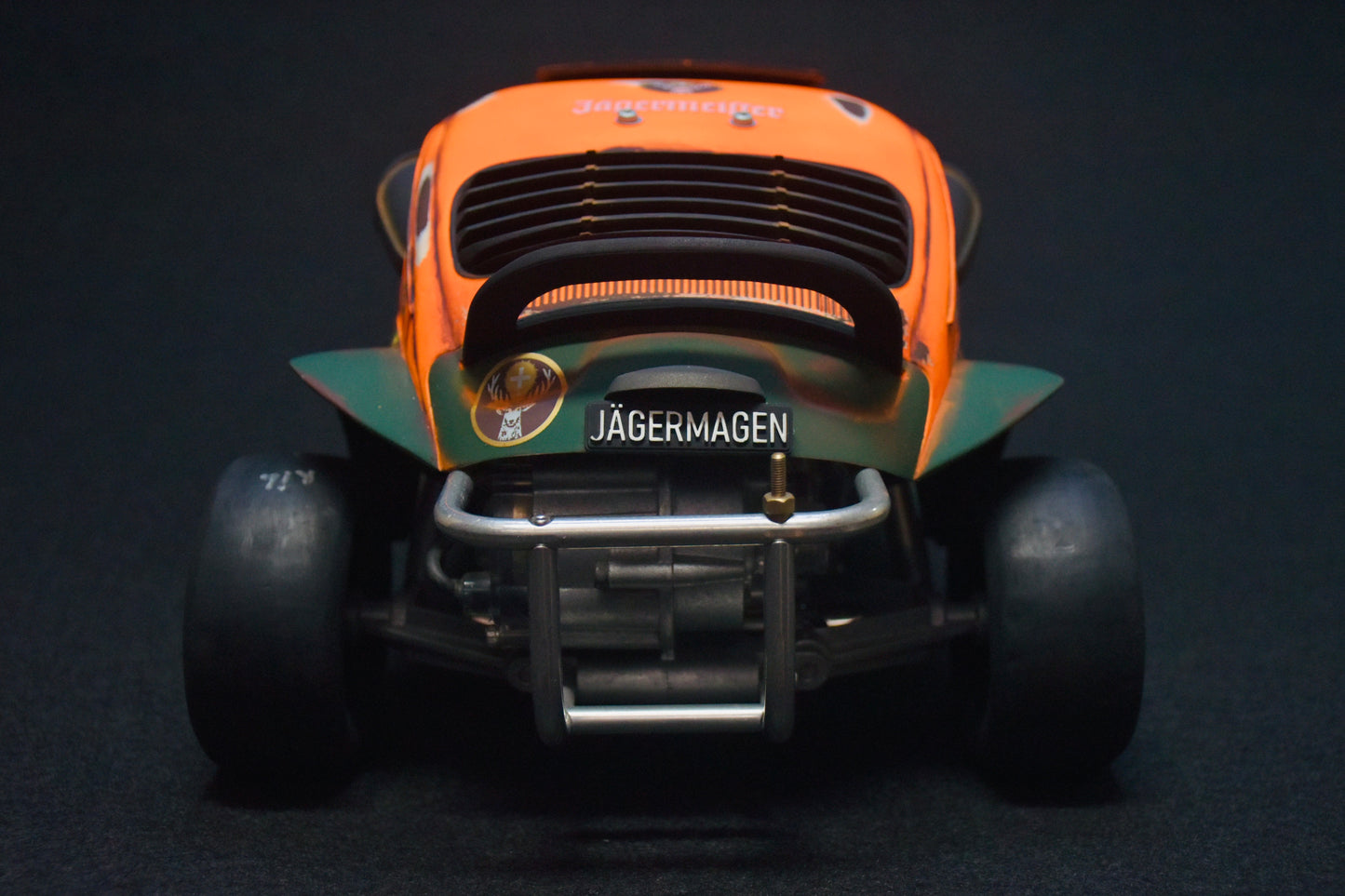 Tamiya Sand Scorcher 1/10 Custom Painted Body – Finished with Driver Figure (JAGERMAGEN)