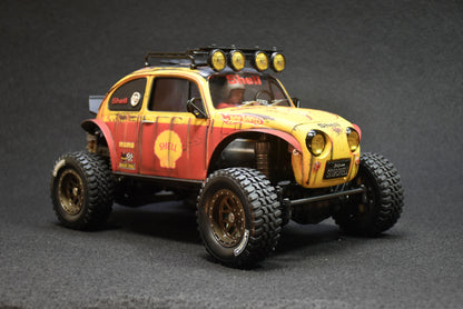 Custom-Built Tamiya CC-02 4WD Chassis with Sand Scorcher Body