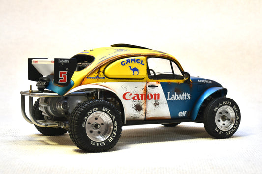 Tamiya Sand Scorcher 1/10 Custom Painted Body – Finished with Driver Figure (BUGANON)