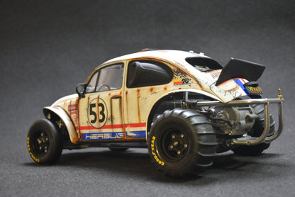 HERBUG - Tamiya Sand Scorcher 1/10 Custom Painted Body – Finished with Driver Figure