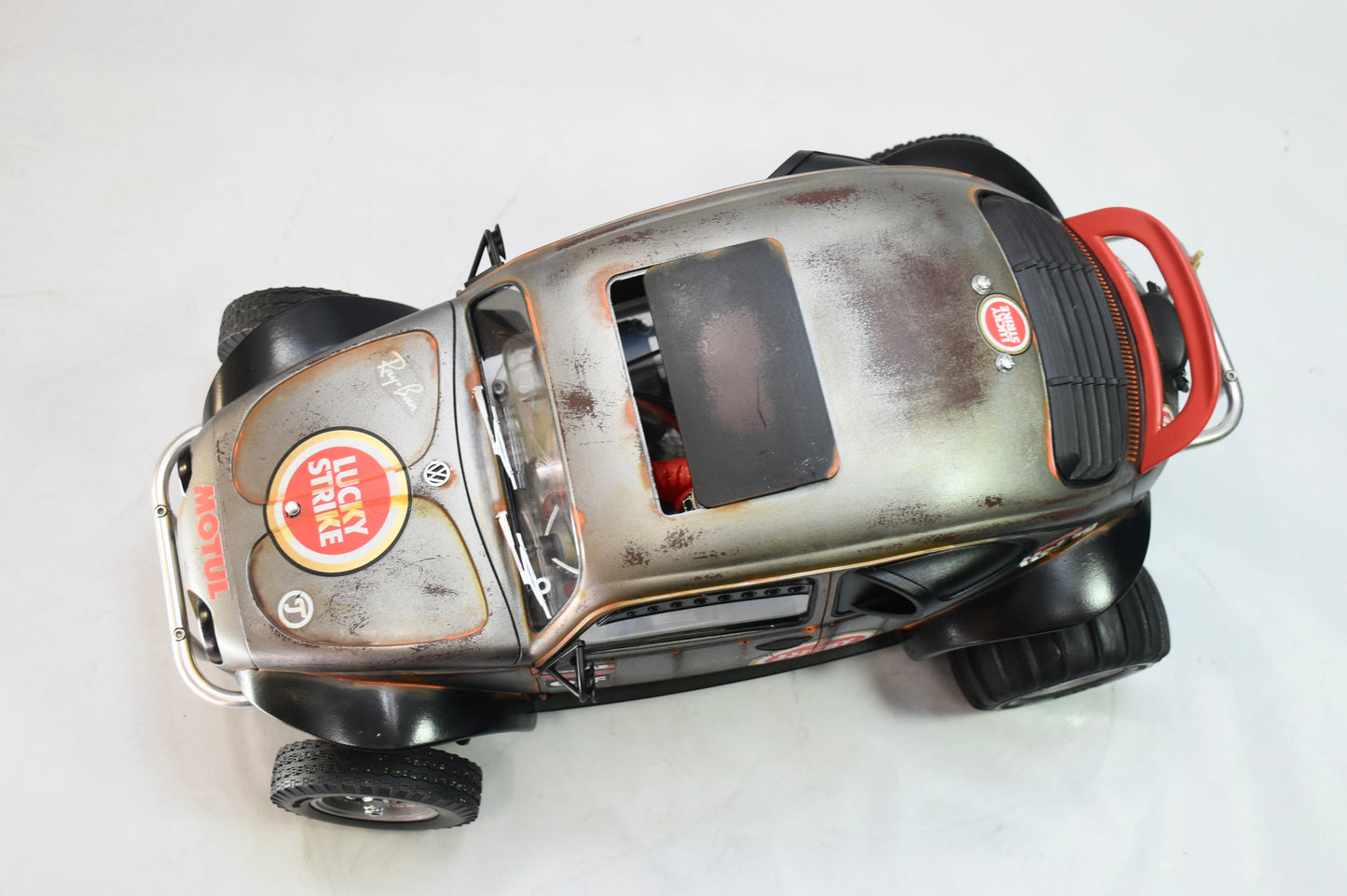 Tamiya Sand Scorcher 1/10 Custom Painted Body – Finished with Driver Figure (VOLKSTRIKE) - BOLIM RC CUSTOMS