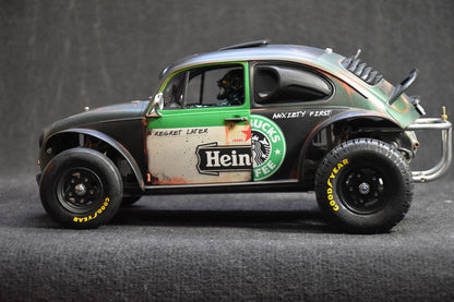 Tamiya Sand Scorcher 1/10 Custom Painted Body – Finished with Driver Figure (BUGOBLIN)