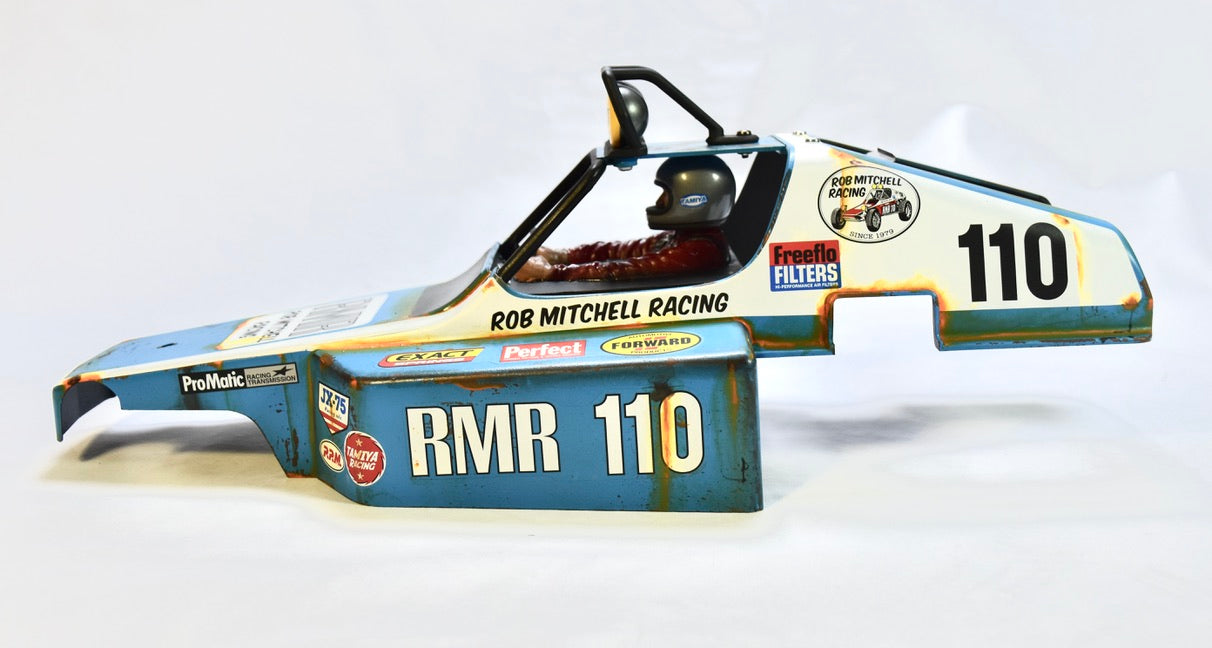 Tamiya BUGGY CHAMP 1/10 Custom Painted Body – Finished with Driver Figure