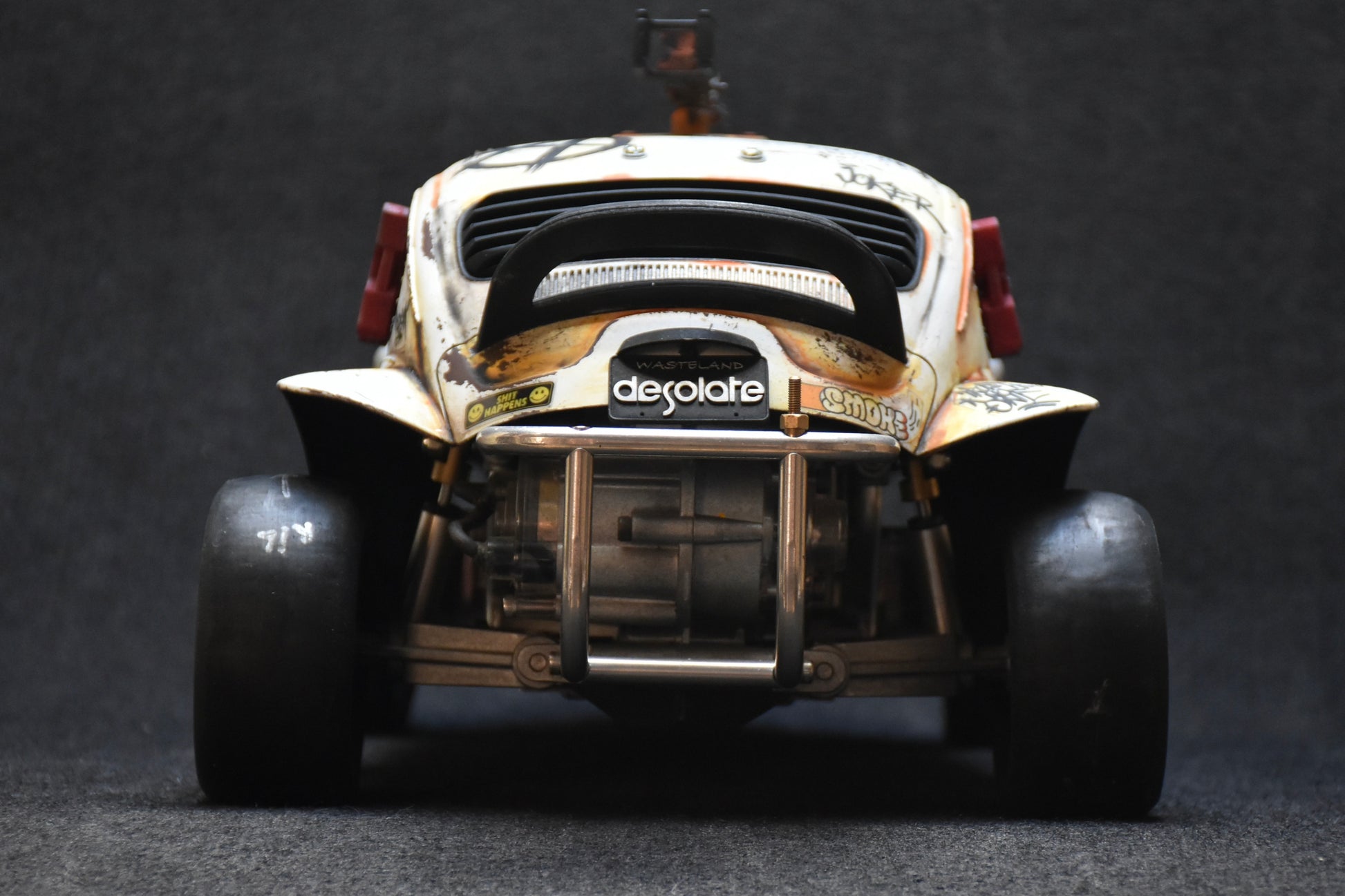 Tamiya Sand Scorcher 1/10 Custom Painted Body – Finished with Driver Figure (DYSTOPIC) - BOLIM RC CUSTOMS