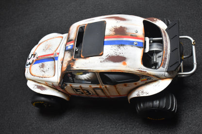 HERBUG - Tamiya Sand Scorcher 1/10 Custom Painted Body – Finished with Driver Figure