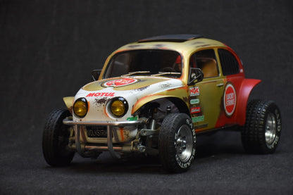 Tamiya Sand Scorcher 1/10 Custom Painted Body – Finished with Driver Figure (VOLKSTRIKE v2) - BOLIM RC CUSTOMS