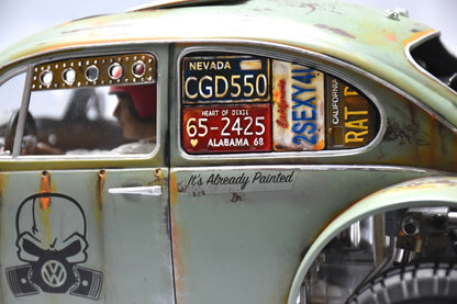 Tamiya Sand Scorcher 1/10 Custom Painted Body – Finished with Driver Figure (RAT BUG) - BOLIM RC CUSTOMS