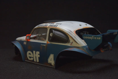 Tamiya Sand Scorcher 1/10 Custom Painted Body – Finished with Driver Figure (Tyrrell p34 tribute)