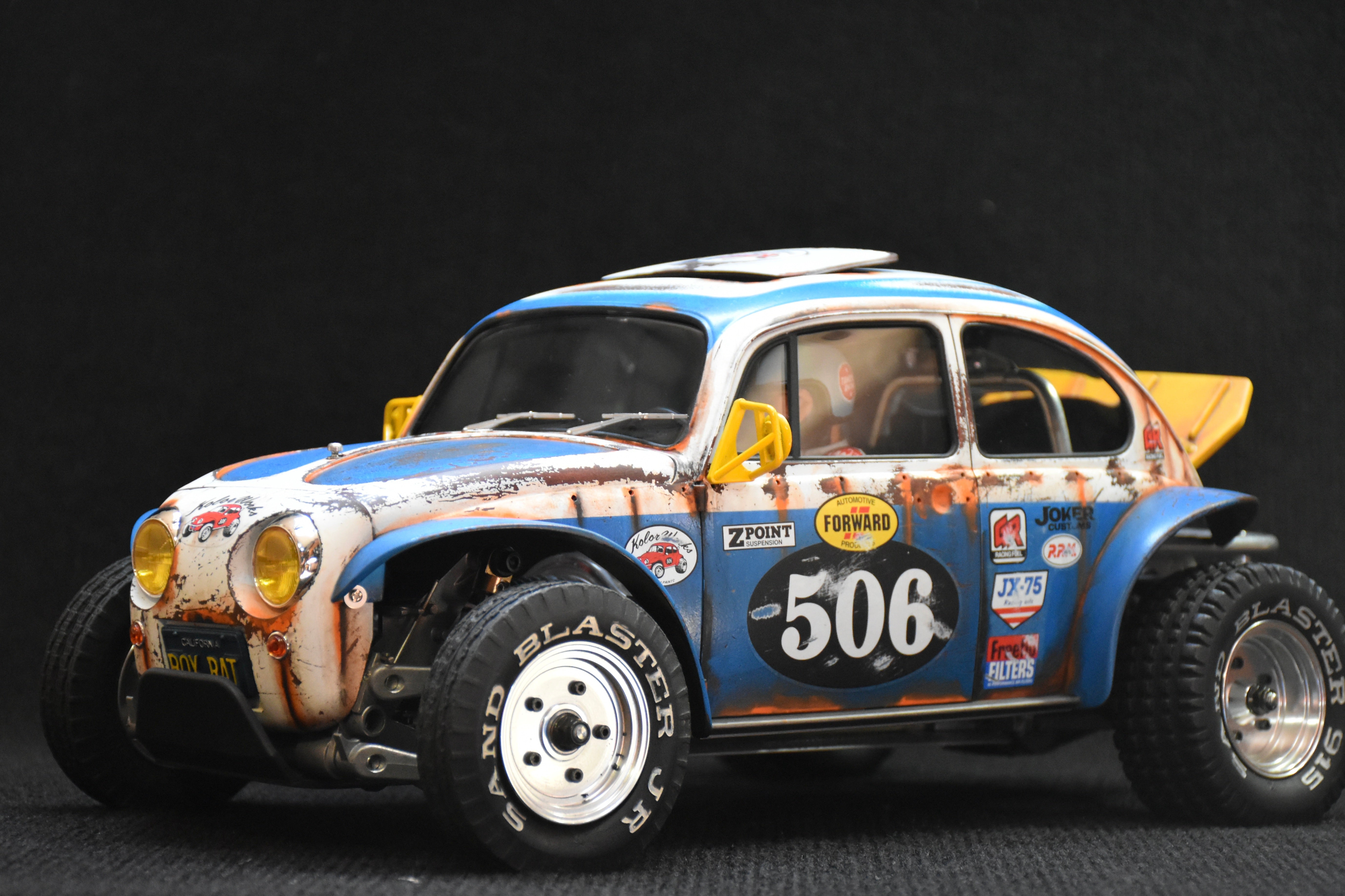 Tamiya Sand Scorcher 1/10 Custom Painted Body – Finished with