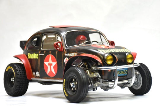 Tamiya Sand Scorcher 1/10 Custom Painted Body – Finished with Driver Figure (BUGXACO)