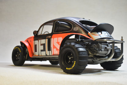 DEUS EX MACHINA theme - Tamiya Sand Scorcher 1/10 Custom Painted Body – Finished with Driver Figure