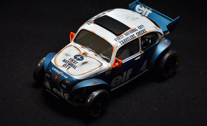 Tamiya Sand Scorcher 1/10 Custom Painted Body – Finished with Driver Figure (Tyrrell p34 tribute)
