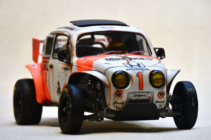 Tamiya Sand Scorcher 1/10 Custom Painted Body – Finished with Driver Figure (BUGLAREN)