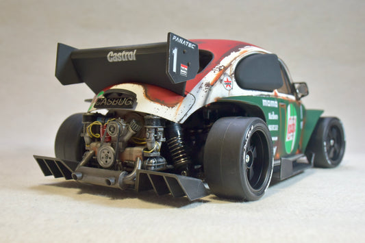 Tamiya Custom Built STREET Blitzer Beetle (CASTROL) – 1/10 RC (Tamiya BT-01 Chassis)
