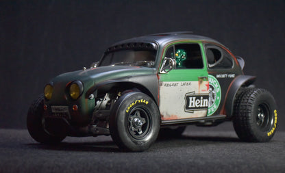 Tamiya Sand Scorcher 1/10 Custom Painted Body – Finished with Driver Figure (BUGOBLIN)