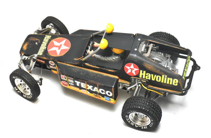 Tamiya BUGGY CHAMP 1/10 Custom Painted Body (TEXACO) – Finished with Driver Figure