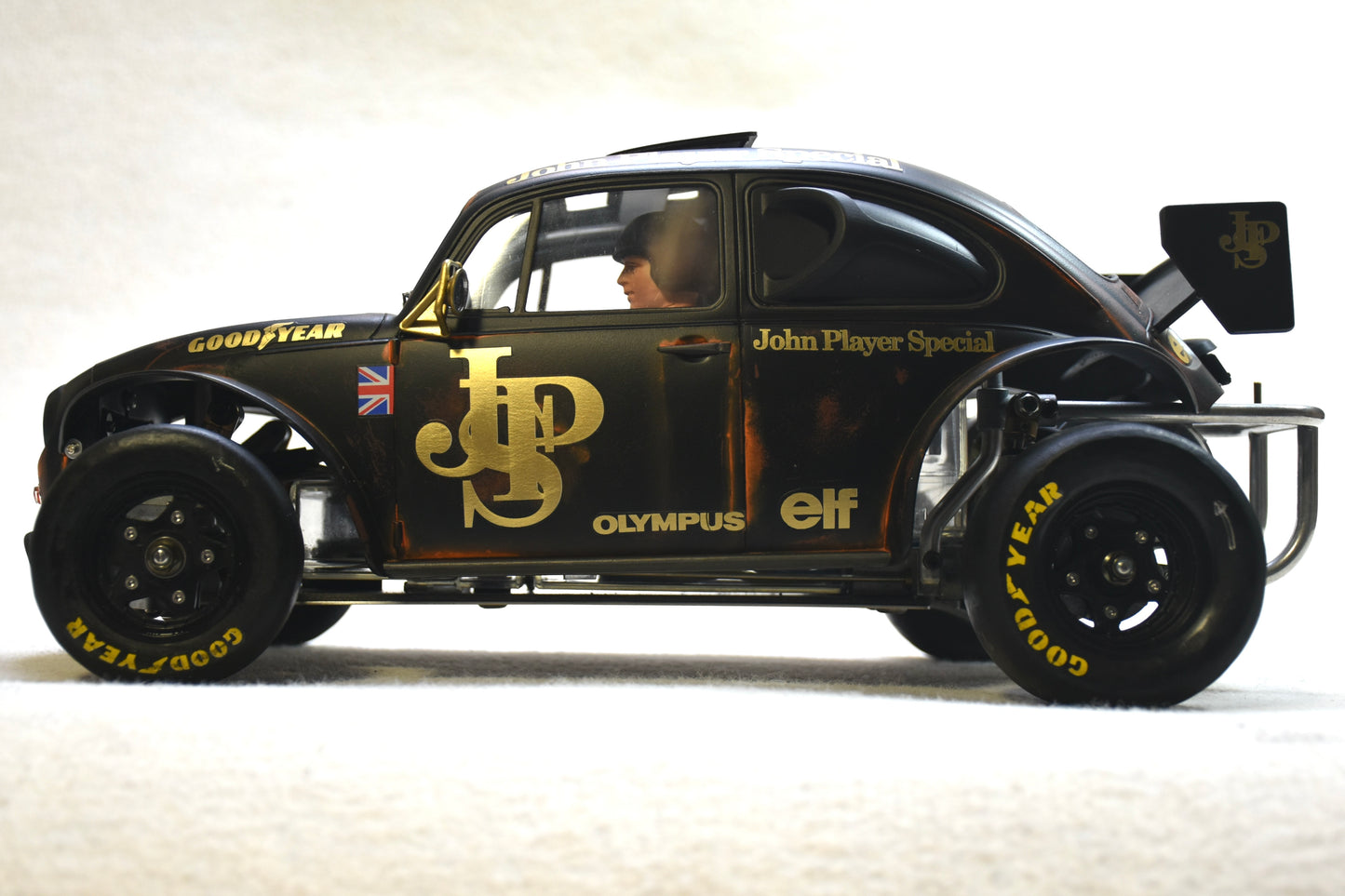 Tamiya Sand Scorcher 1/10 Custom Painted Body – Finished with Driver Figure (JPScorcher)