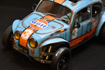 Tamiya Sand Scorcher 1/10 Custom Painted Body – Finished with Driver Figure (BUGULF)