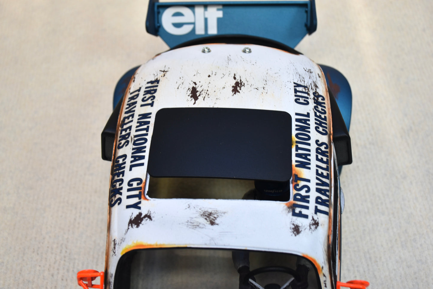 Tamiya Sand Scorcher 1/10 Custom Painted Body – Finished with Driver Figure (Tyrrell p34 tribute) - BOLIM RC CUSTOMS