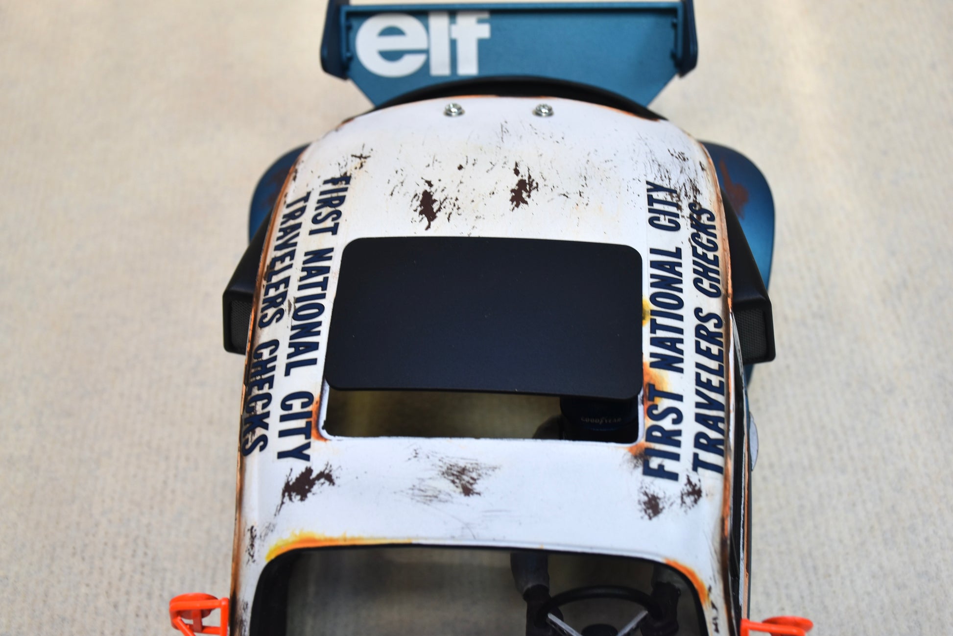 Tamiya Sand Scorcher 1/10 Custom Painted Body – Finished with Driver Figure (Tyrrell p34 tribute) - BOLIM RC CUSTOMS