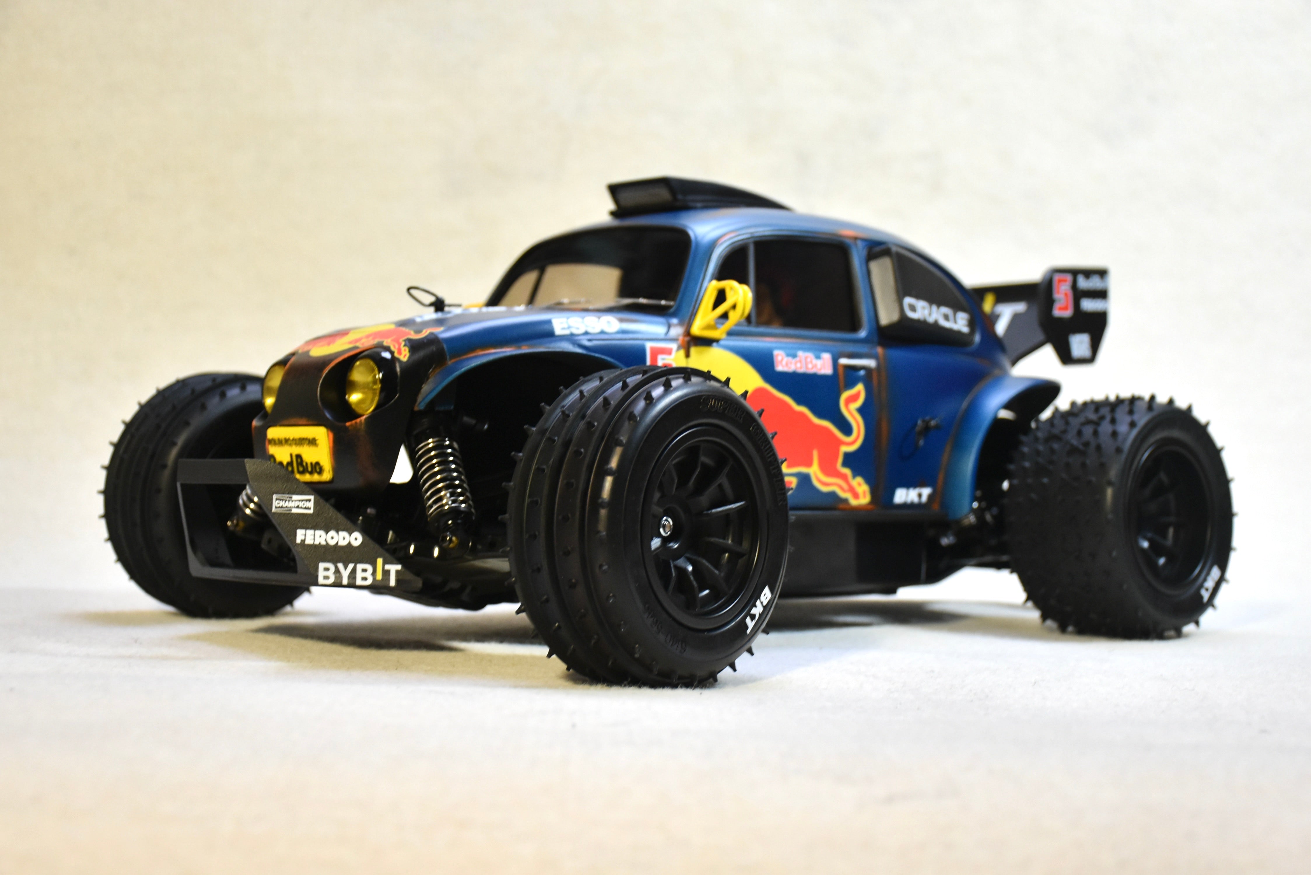 REDBUG - Custom-Built Tamiya Blitzer Beetle – 1/10 RC Buggy (RED