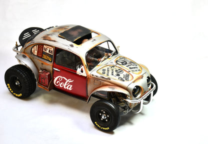 Tamiya Sand Scorcher 1/10 Custom Painted Body – Finished with Driver Figure (JUNKOLA)