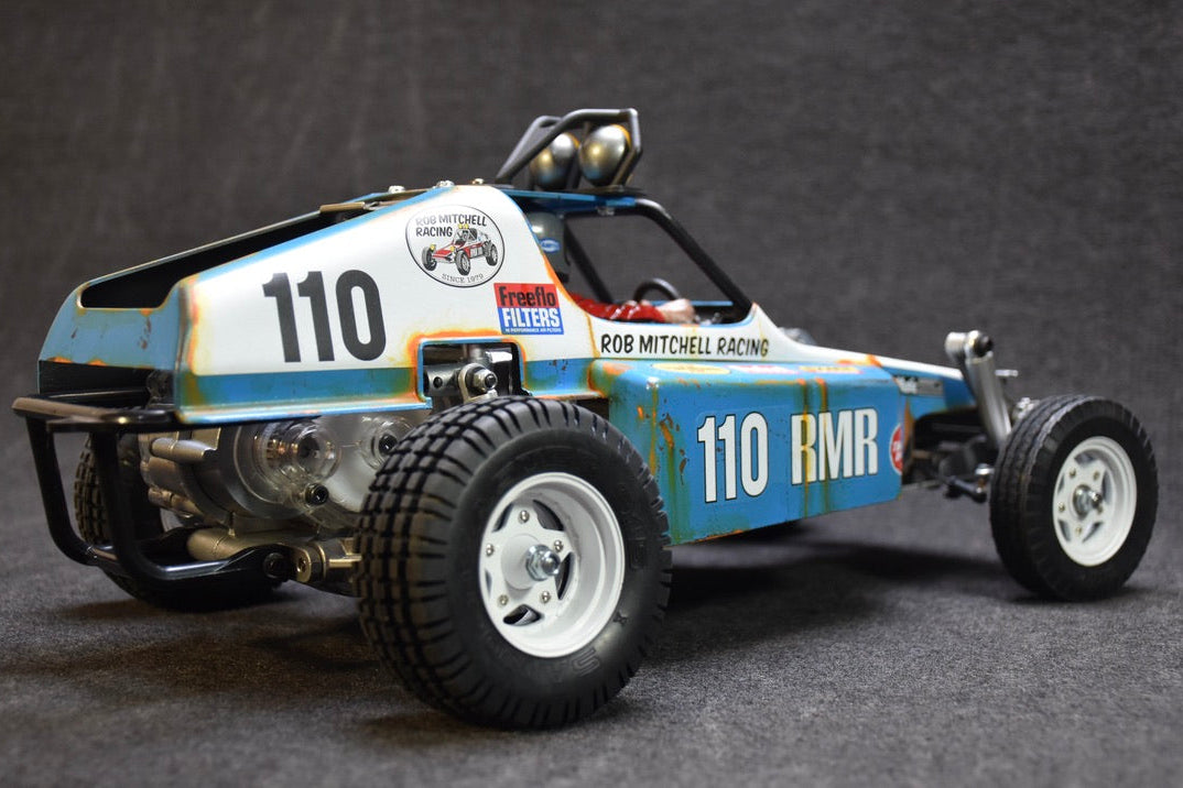 Tamiya BUGGY CHAMP 1/10 Custom Painted Body – Finished with Driver Figure