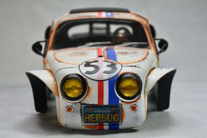 Tamiya Sand Scorcher 1/10 Custom Painted Body – Finished with Driver Figure (HERBUG) - (Minor Sticker Imperfection)