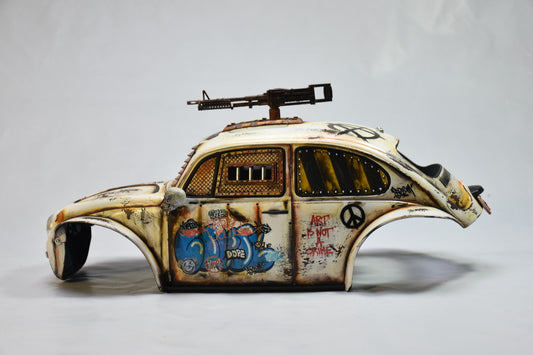 Tamiya Sand Scorcher 1/10 Custom Painted Body – Finished with Driver Figure (2SEXY4U)