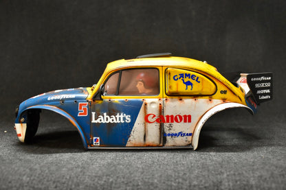 Tamiya Sand Scorcher 1/10 Custom Painted Body – Finished with Driver Figure (BUGANON)