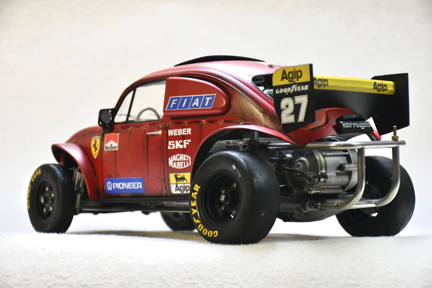Tamiya Sand Scorcher 1/10 Custom Painted Body – Finished with Driver Figure (Ferragen2) - BOLIM RC CUSTOMS