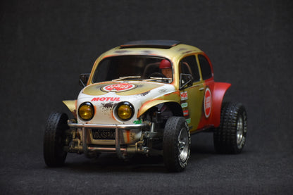 Tamiya Sand Scorcher 1/10 Custom Painted Body – Finished with Driver Figure (VOLKSTRIKE v2) - BOLIM RC CUSTOMS