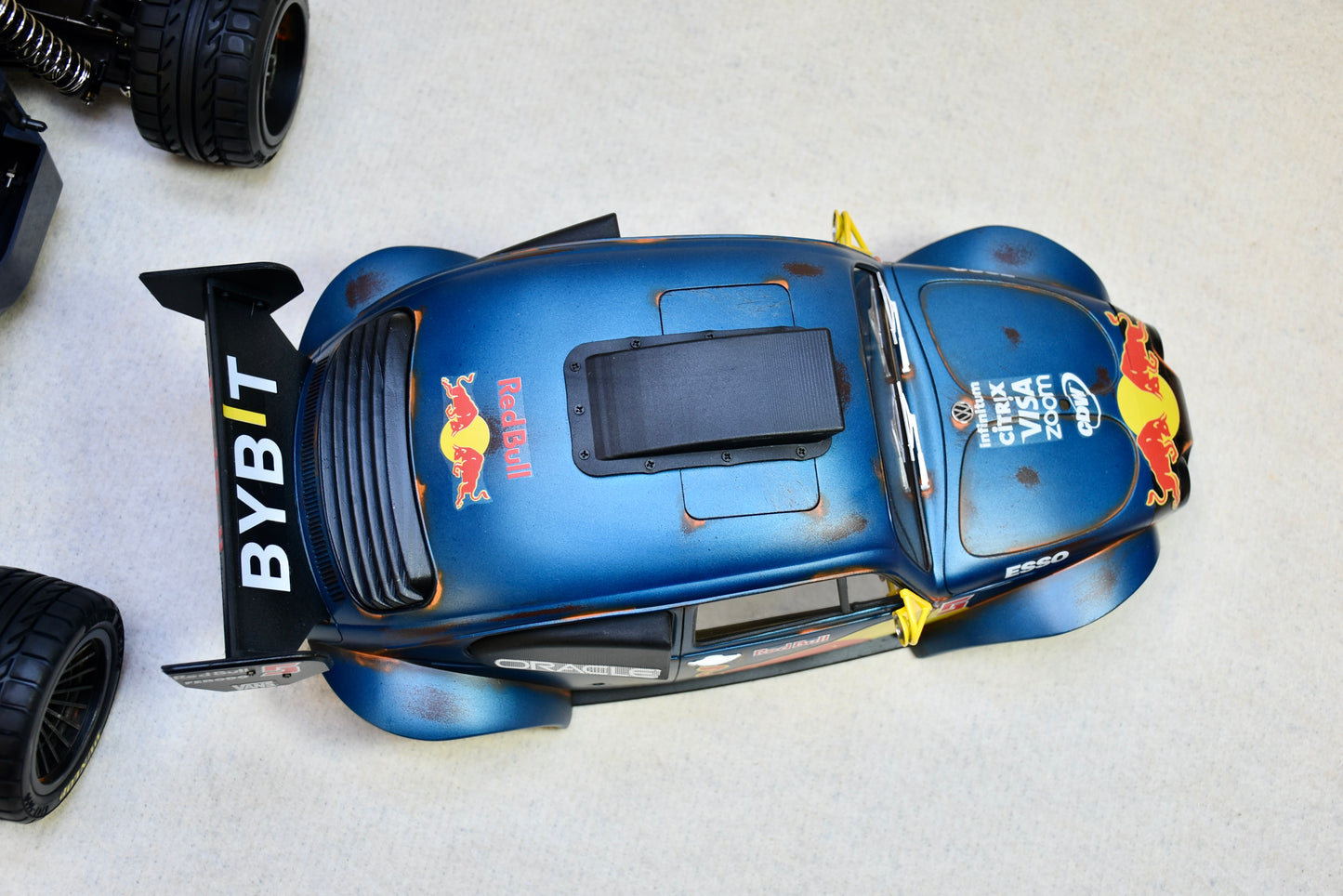 REDBUG 3  - Custom-Built Tamiya Blitzer Beetle – 1/10 RC Buggy (RED BULL LIVERY)