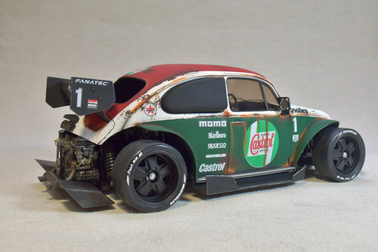 Tamiya Custom Built STREET Blitzer Beetle (CASTROL) – 1/10 RC (Tamiya BT-01 Chassis)