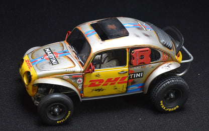 Tamiya Sand Scorcher 1/10 Custom Painted Body – Finished with Driver Figure (DESOLATE)