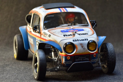 Tamiya Sand Scorcher 1/10 Custom Painted Body – Finished with Driver Figure (RATS MAN)