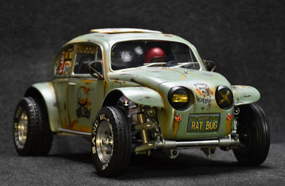 Tamiya Sand Scorcher 1/10 Custom Painted Body – Finished with Driver Figure (RAT BUG) - BOLIM RC CUSTOMS