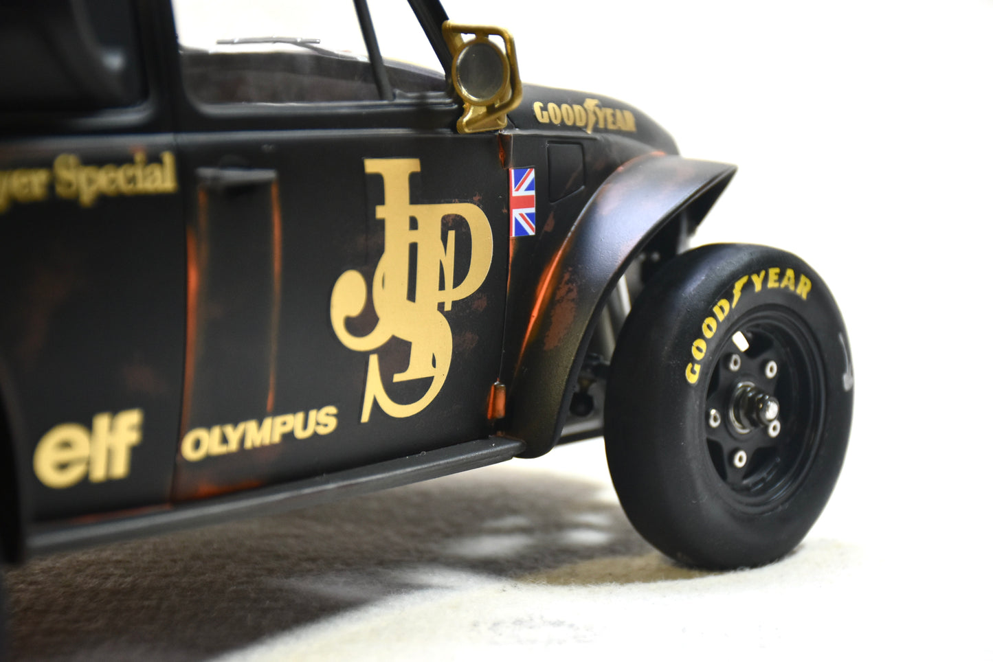 Tamiya Sand Scorcher 1/10 Custom Painted Body – Finished with Driver Figure (JPScorcher)