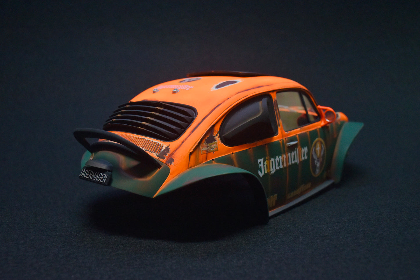 Tamiya Sand Scorcher 1/10 Custom Painted Body – Finished with Driver Figure (JAGERMAGEN)