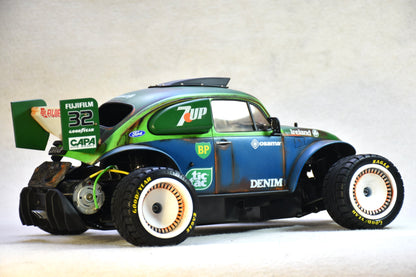 WAGUP  - Custom-Built Tamiya Blitzer Beetle – 1/10 RC Buggy (7UP LIVERY)