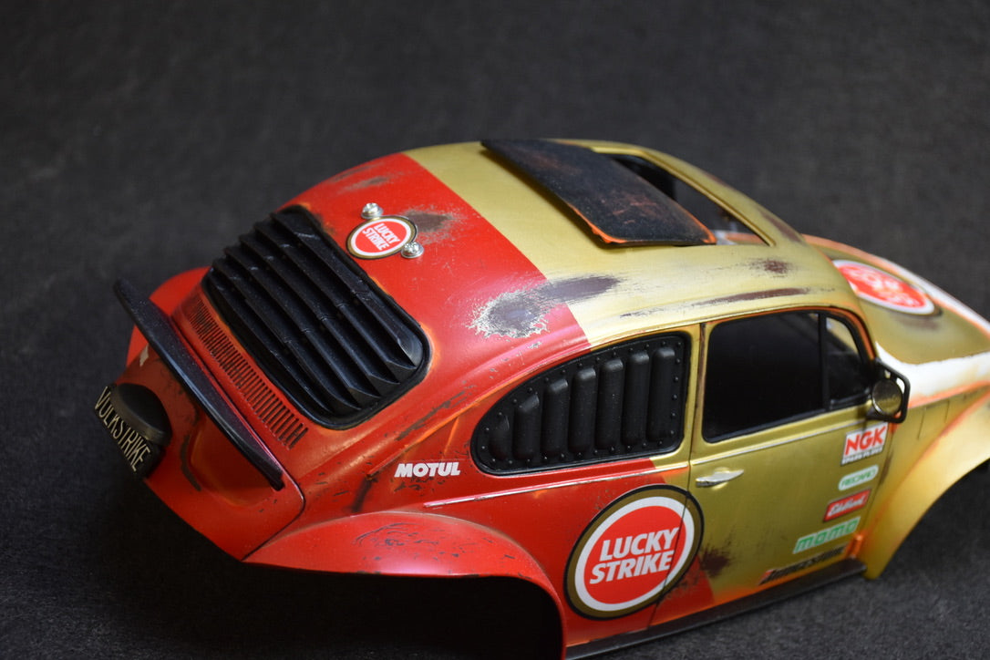 Tamiya Sand Scorcher 1/10 Custom Painted Body – Finished with Driver Figure (VOLKSTRIKE v2) - BOLIM RC CUSTOMS